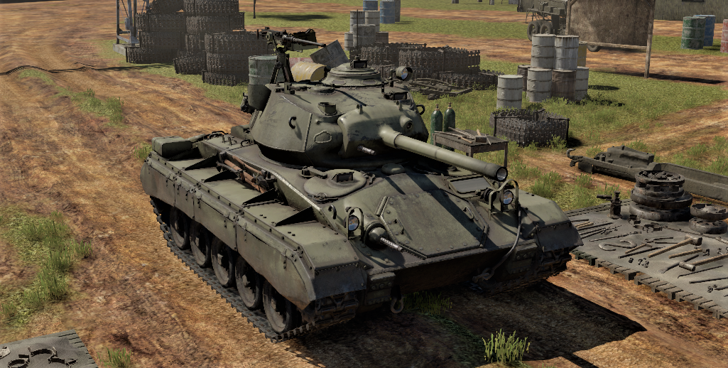 ゲームWar Thunderの中国陸軍戦車 M24の画像