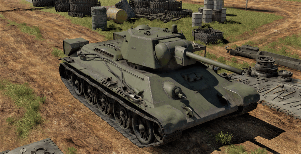ゲームWar Thunderの中国陸軍戦車 T-34(1943)の画像