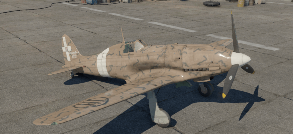 ゲームWar Thunderのイタリア空軍航空機 C.202 Folgoreの画像