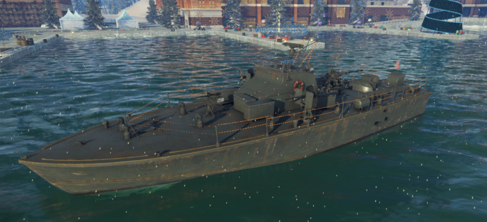 ゲームWar Thunderのアメリカ海軍軍艦 80 ft Nastyの画像